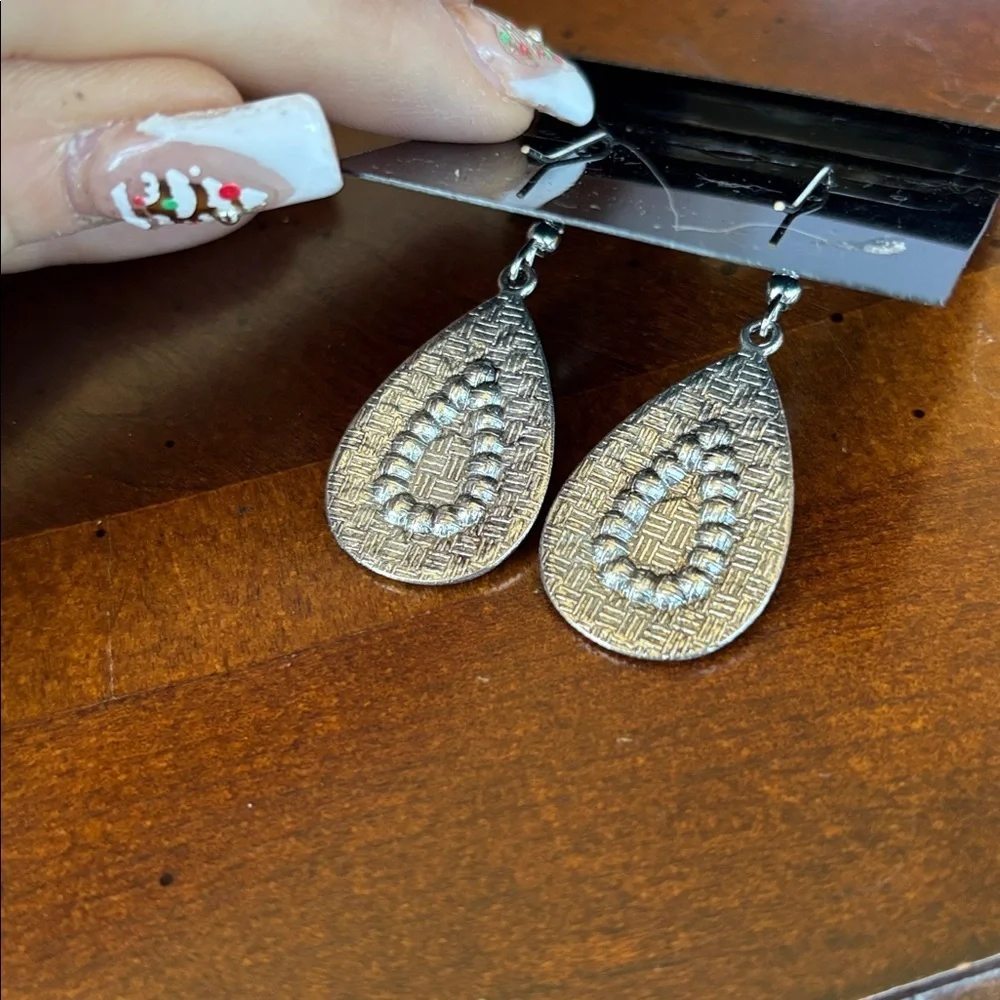 Vintage Seed Beaded Multi-Strand Long Wood Bead Colorful & Teardrop Earrings